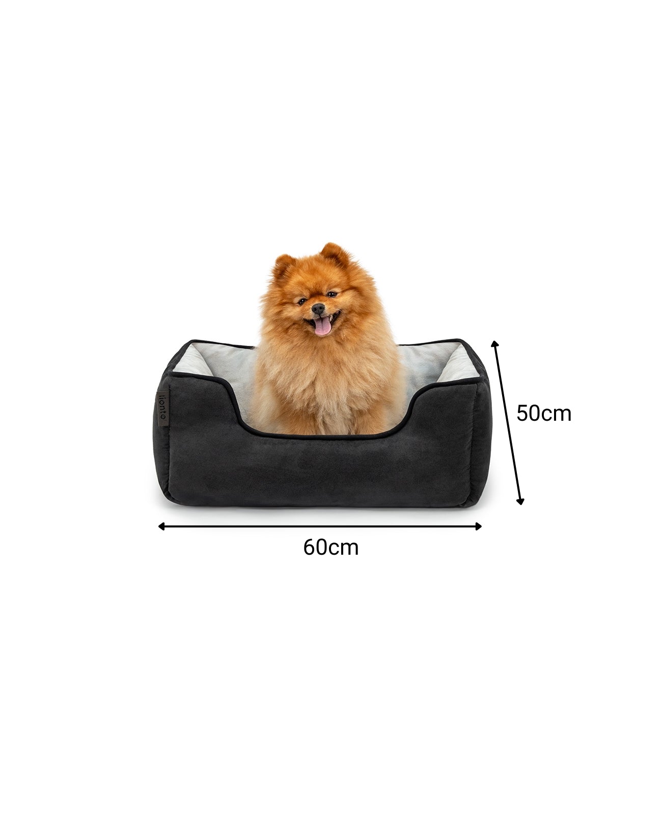 Cama para perros 2 en 1 con aspecto de ante