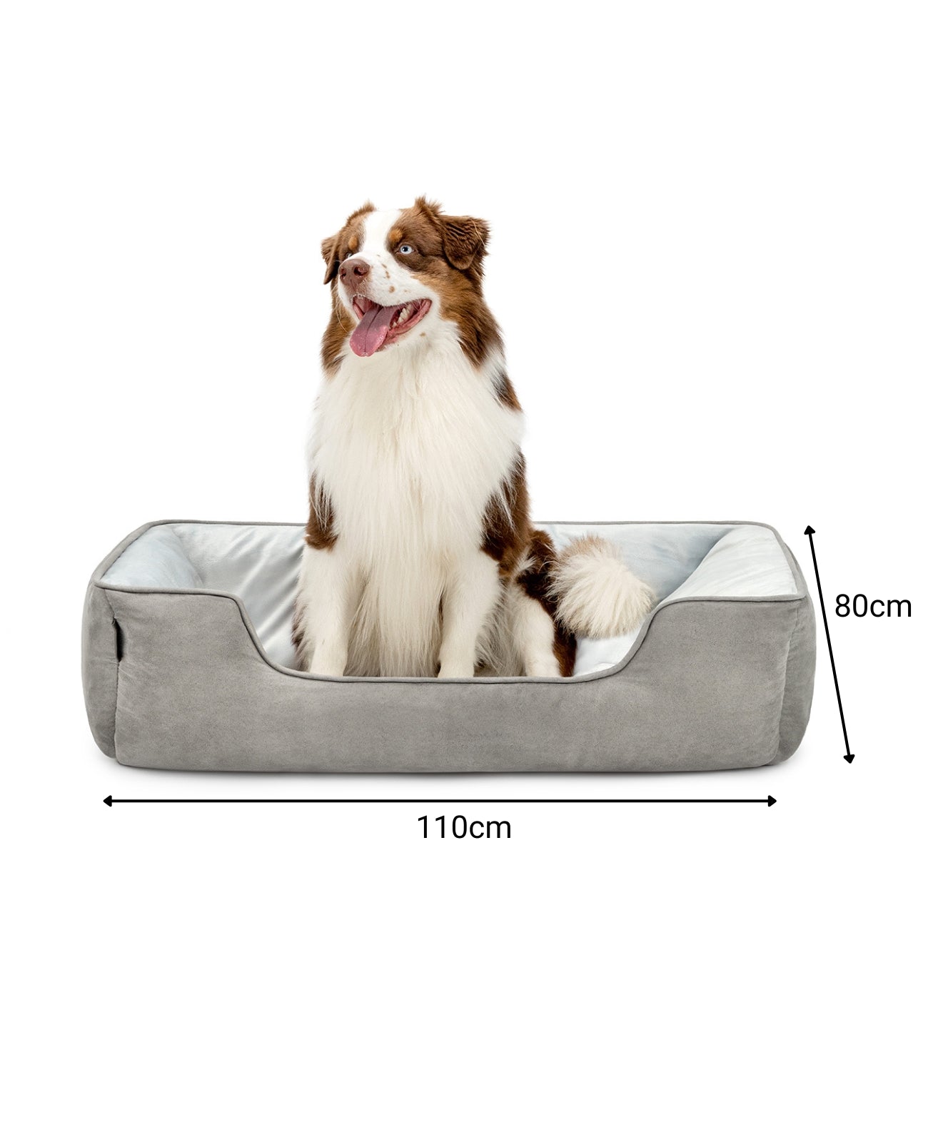 Cama para perros 2 en 1 con aspecto de ante