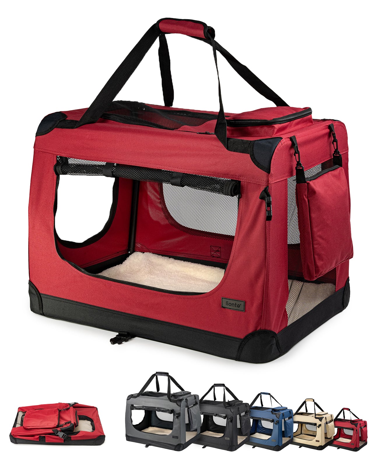 Caja de transporte para gatos plegable
