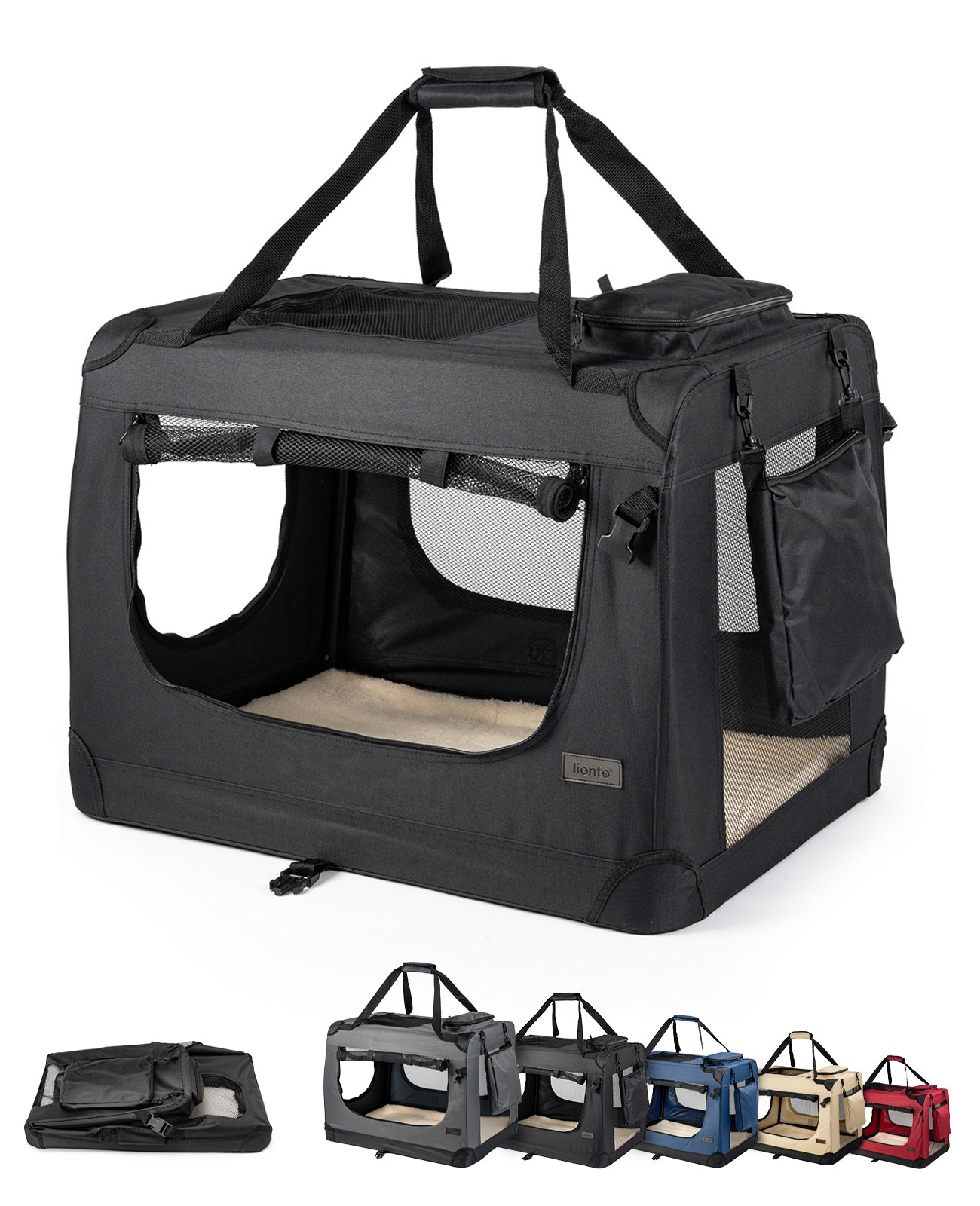 Caja de transporte para gatos plegable