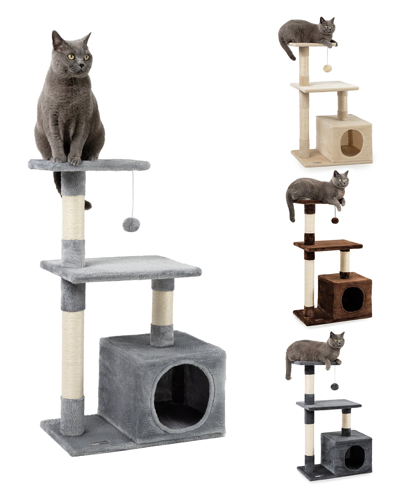 Poste rascador para gatos altura 85 cm